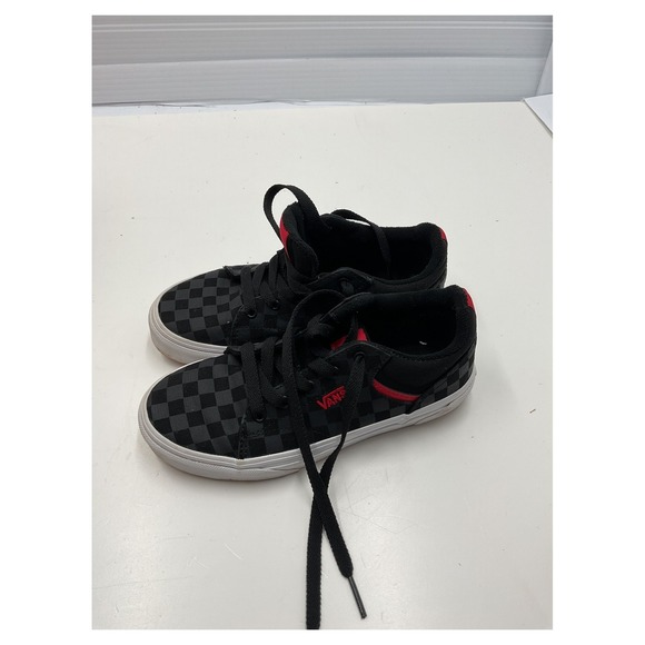 Vans Other - Vans Boys Youth Checkerboard Skate Shoes Black Size 2